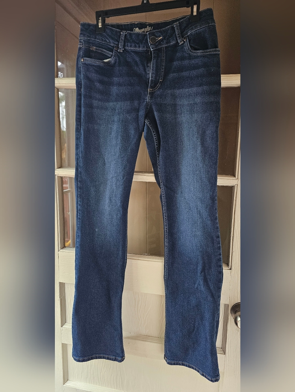 Wrangler Women's Dark Blue Boot Cut Jeans Size 30x34